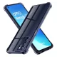 Techsuit - Shockproof Átlátszó Ütésálló Szilikon tok - Oppo Reno6 5G - Átlátszó fekete