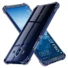Techsuit - Shockproof Átlátszó Ütésálló Szilikon tok - Huawei Mate 10 Pro - Átlátszó fekete