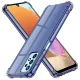Techsuit - Shockproof Átlátszó Ütésálló Szilikon tok - Samsung Galaxy A32 4G - Átlátszó fekete