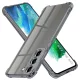 Techsuit - Shockproof Átlátszó Ütésálló Szilikon tok - Samsung Galaxy S21 FE 5G - Átlátszó fekete