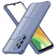 Techsuit - Shockproof Átlátszó Ütésálló Szilikon tok - Samsung Galaxy A33 5G - Átlátszó fekete
