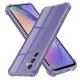 Techsuit - Shockproof Átlátszó Ütésálló Szilikon tok - Samsung Galaxy A54 - Átlátszó fekete