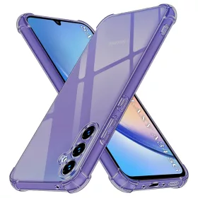   Techsuit - Shockproof Átlátszó Ütésálló Szilikon tok - Samsung Galaxy A34 5G - Átlátszó fekete