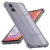 Techsuit - Shockproof Átlátszó Ütésálló Szilikon tok - Samsung Galaxy A04e / M04 - Átlátszó fekete