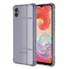 Techsuit - Shockproof Átlátszó Ütésálló Szilikon tok - Samsung Galaxy A04e / M04 - Átlátszó fekete