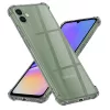Techsuit - Shockproof Átlátszó Ütésálló Szilikon tok - Samsung Galaxy A05 - Átlátszó fekete