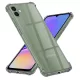 Techsuit - Shockproof Átlátszó Ütésálló Szilikon tok - Samsung Galaxy A05 - Átlátszó fekete