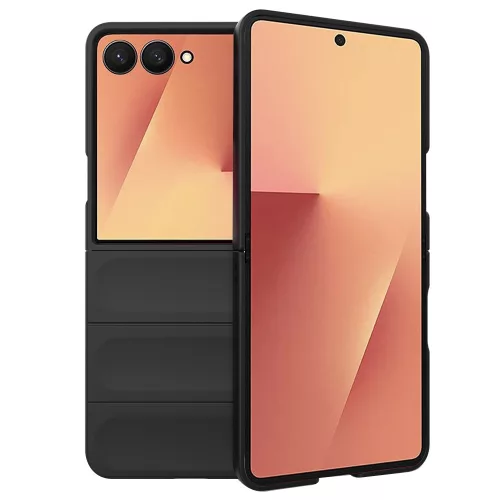 Techsuit - Magic Shield tok - Samsung Galaxy Z Flip7 - Fekete