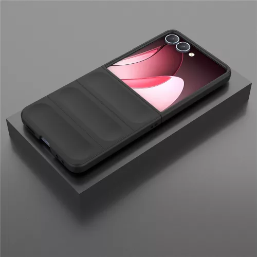 Techsuit - Magic Shield tok - Samsung Galaxy Z Flip7 - Fekete