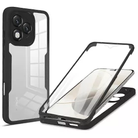   Techsuit - ColorVerse 360 tok kijelzővédővel - Honor 400 Lite - Fekete