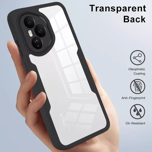 Techsuit - ColorVerse 360 tok kijelzővédővel - Honor 400 Lite - Fekete