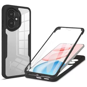   Techsuit - ColorVerse 360 tok kijelzővédővel - Honor 400 - Fekete