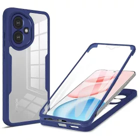   Techsuit - ColorVerse 360 tok kijelzővédővel - Honor 400 - Kék