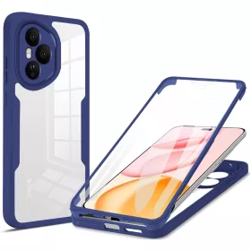  Techsuit - ColorVerse 360 tok kijelzővédővel - Honor 400 Pro - Kék