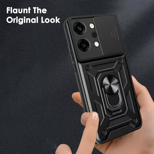 Techsuit - CamShield ütésálló tok - Oppo Reno14 Pro - Fekete