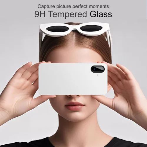 Techsuit - Full Camera - Kameravédő üvegfólia - Samsung Galaxy A07 4G - Fekete