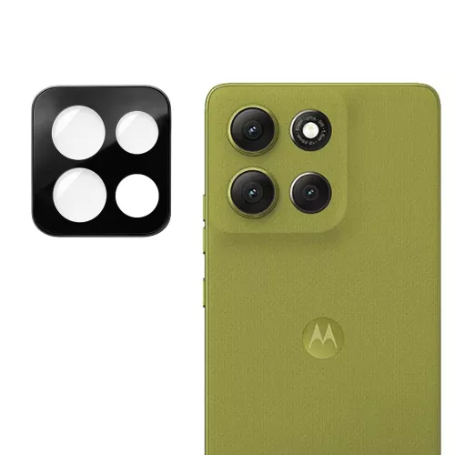 Techsuit - Full Camera - Kameravédő üvegfólia - Motorola Moto G86 / Moto G86 Power - Fekete