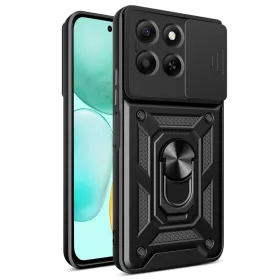 Techsuit - CamShield ütésálló tok - Honor X6c - Fekete