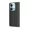 Techsuit - Leather Folio kinyitható tok - Xiaomi Redmi 15C 4G / Redmi 15C 5G / Poco C85 4G - Fekete