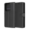 Techsuit - Leather Folio kinyitható tok - Xiaomi Redmi 15C 4G / Redmi 15C 5G / Poco C85 4G - Fekete