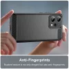 Techsuit - Carbon szilikon tok - Oppo Reno14 F / Reno14 FS 5G - Fekete