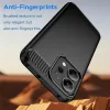 Techsuit - Carbon szilikon tok - Oppo Reno14 F / Reno14 FS 5G - Fekete