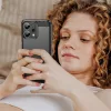 Techsuit - Carbon szilikon tok - Oppo Reno14 F / Reno14 FS 5G - Fekete