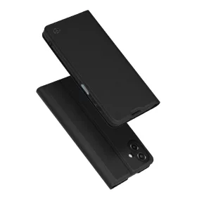   Techsuit - Magskin Book kinyitható tok - Samsung Galaxy A07 4G - Fekete