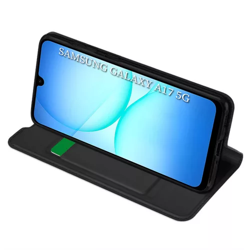 Techsuit - Magskin Book kinyitható tok - Samsung Galaxy A17 5G / A17 4G - Fekete