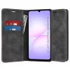 Techsuit - Confy Cover kinyitható tok - Samsung Galaxy A07 4G - Fekete
