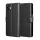 Techsuit - Leather Folio kinyitható tok - Samsung Galaxy A07 4G - Fekete