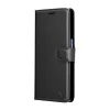 Techsuit - Leather Folio kinyitható tok - Samsung Galaxy A07 4G - Fekete