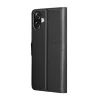 Techsuit - Leather Folio kinyitható tok - Samsung Galaxy A07 4G - Fekete