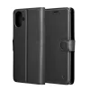 Techsuit - Leather Folio kinyitható tok - Samsung Galaxy A07 4G - Fekete