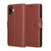Techsuit - Leather Folio kinyitható tok - Samsung Galaxy A07 4G - Barna