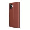 Techsuit - Leather Folio kinyitható tok - Samsung Galaxy A07 4G - Barna