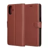 Techsuit - Leather Folio kinyitható tok - Samsung Galaxy A07 4G - Barna
