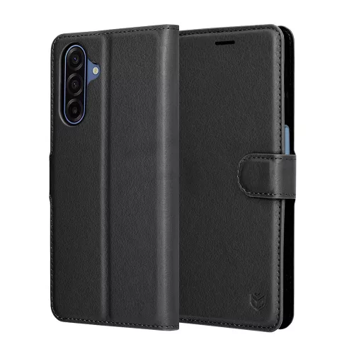 Techsuit - Leather Folio - Samsung Galaxy A17 5G / A17 4G / M17 / F17 - Black