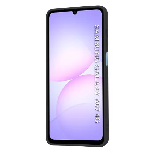 Techsuit - SoftFlex szilikon tok - Samsung Galaxy A07 4G - Fekete