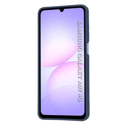 Techsuit - SoftFlex szilikon tok - Samsung Galaxy A07 4G - Sötétkék