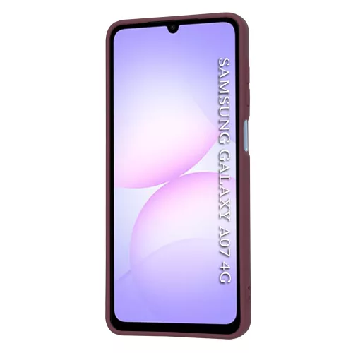Techsuit - SoftFlex szilikon tok - Samsung Galaxy A07 4G - Bordó