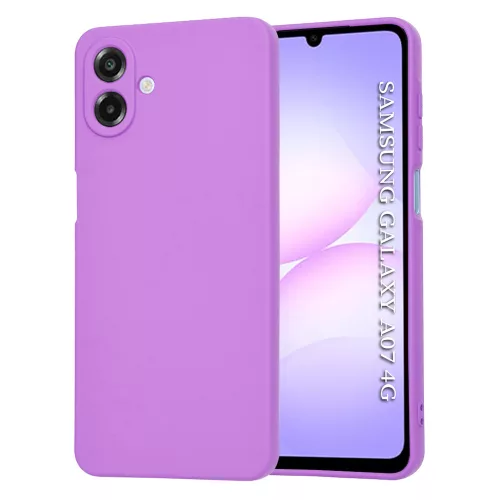 Techsuit - SoftFlex szilikon tok - Samsung Galaxy A07 4G - Lila