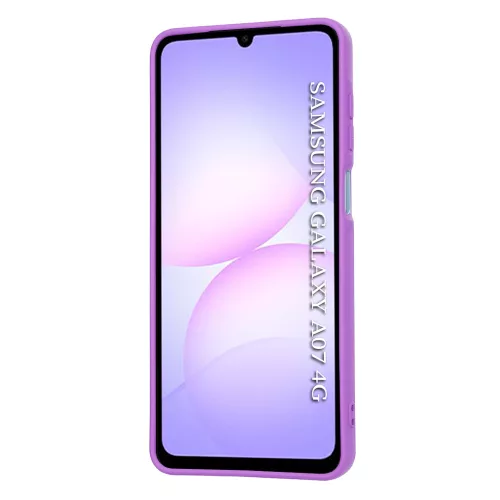 Techsuit - SoftFlex szilikon tok - Samsung Galaxy A07 4G - Lila