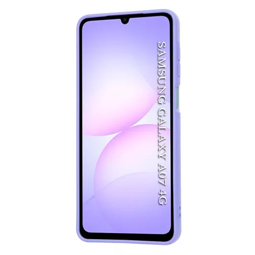 Techsuit - SoftFlex szilikon tok - Samsung Galaxy A07 4G - Világos lila