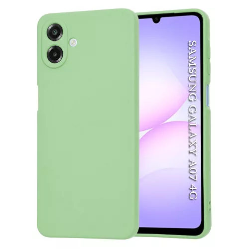 Techsuit - SoftFlex szilikon tok - Samsung Galaxy A07 4G - Mentazöld