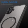 Techsuit - HaloFrost II MagSafe tok - Samsung Galaxy A07 4G - Fekete
