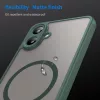 Techsuit - HaloFrost II MagSafe tok - Samsung Galaxy A07 4G - Zöld