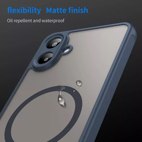 Techsuit - HaloFrost II MagSafe tok - Samsung Galaxy A07 4G - Sötétkék