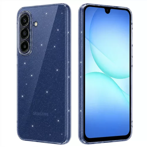 Techsuit - SparkleSkin Series - Samsung Galaxy A17 5G / A17 4G / M17 / F17 - Clear