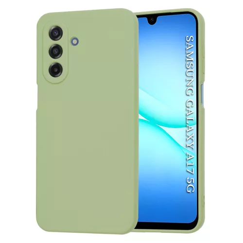 Techsuit - SoftFlex szilikon tok - Samsung Galaxy A17 5G / A17 4G / M17 / F17 - Matcha zöld